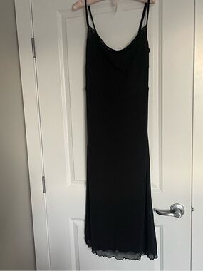 black corseted dress, brand new with tags